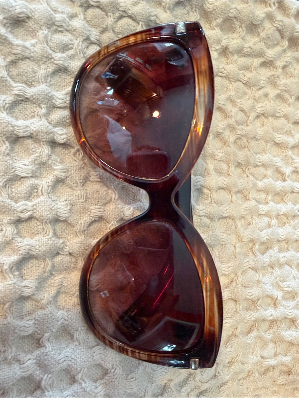 summer & rose Brown Tortoiseshell Oversized Women's Sunglasses